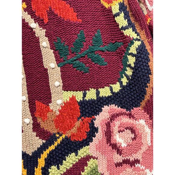 Vintage Hand Knitted Marisa Christina Classics Sweater Women's size Medium - Picture 9 of 9